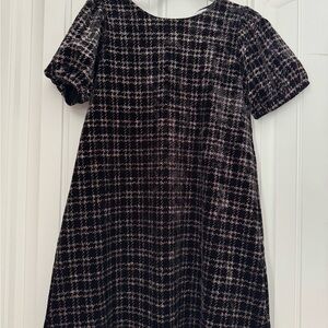 Zara’s Kid Black/Gold Velvet dress